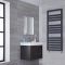Lazzarini Way - Urbino - Anthracite Designer Heated Towel Rail - 1200mm x 500mm
