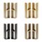 Milano Alpha - Floor-Mounting Feet for Alpha Flat Panel Designer Radiators - Choice of Metallic Colours