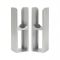 Milano Alpha - Floor-Mounting Feet for Alpha Flat Panel Designer Radiators - Choice of Metallic Colours