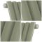 Milano x ECOSO Aruba Electric - Sage Leaf Green Horizontal Designer Radiator - 635mm Tall - Choice of Size, Thermostat and Cable Cover