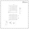 Milano Aruba - White Horizontal Designer Radiator 635mm x 1000mm (Single Panel)