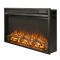 ECOSO Fusion - Modern Black Inset Electric Fire - Choice of Size