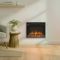 ECOSO Fusion - Modern Black Inset Electric Fire - Choice of Size