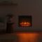 ECOSO Fusion - Modern Black Inset Electric Fire - Choice of Size
