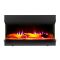ECOSO Luxe - Modern Black Electric Media Wall Fire - Choice of Size and Fuel Bed