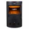 ECOSO Radiance - Modern Black Cylinder Electric Stove