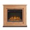 ECOSO Fusion - Modern Black Inset 23" Electric Fire with Fireplace Surround - Choice of Finish