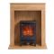 ECOSO Glow - Traditional Electric Stove with Fireplace Surround - Choice of Finish