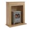 ECOSO Siena - Traditional Electric Stove with Fireplace Surround - Choice of Finish