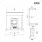 ECOSO Siena - Traditional Electric Stove with Fireplace Surround - Choice of Finish