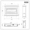 ECOSO Fusion - Modern Black Inset 36" Electric Fire with Fireplace Surround - Choice of Finish
