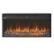 ECOSO Fusion - Modern Black Inset 36" Electric Fire with Fireplace Surround - Choice of Finish