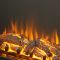 ECOSO Fusion - Modern Black Inset 36" Electric Fire with Fireplace Surround - Choice of Finish
