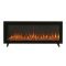 ECOSO Edge -  Modern Black Wall Mounted Electric Fire - Choice of Size