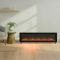 ECOSO Edge -  Modern Black Wall Mounted Electric Fire - Choice of Size