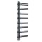 Milano Pars - Anthracite Aluminium Designer Heated Towel Rail 1600mm x 500mm