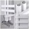 Milano Pars - Aluminium Designer Heated Towel Rail - Choice of Size and Finish
