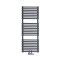 Milano Via - Anthracite Bar on Bar Central Connection Heated Towel Rail 1065mm x 400mm