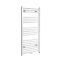 Milano Neva Electric - White Heated Towel Rail 1188mm x 600mm