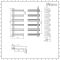 Milano Pars - Anthracite Aluminium Designer Heated Towel Rail 1200mm x 500mm