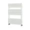 Milano Lustro - Designer White Flat Panel Heated Towel Rail - 825mm x 600mm
