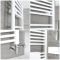 Milano Neva - White Dual Fuel Heated Towel Rail 1600mm x 500mm