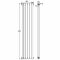 Milano Urban - White Vertical Double Column Radiator 1800mm x 383mm