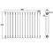 Milano Urban - Anthracite Horizontal Double Column Radiator 635mm x 863mm