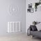Milano Urban - White Horizontal Double Column Radiator 635mm x 863mm