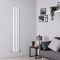 Milano Viti - White Vertical Diamond Panel Designer Radiator 1780mm x 280mm (Single Panel)