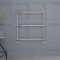 Milano Derwent - Chrome Traditional Minimalist Heated Towel Rail - 680mm x 673mm