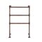 Milano Derwent - Minimalist Electric Traditional Heated Towel Rail 966mm x 673mm - Brushed Bronze