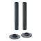 Milano - Anthracite Radiator Pipe Sleeves (Pair)