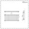 Milano Windsor - Lacquered Raw Metal Traditional Horizontal Triple Column Radiator - 600mm x 1415mm