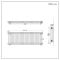 Milano Windsor - Lacquered Raw Metal Traditional Horizontal Triple Column Radiator - 750mm x 1415mm