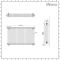 Milano Windsor - White Traditional Horizontal Four Column Radiator - 750mm x 1190mm