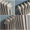 Milano Windsor - Metallic Silver Horizontal Traditional Column Radiator - Double Column - Choice Of Width
