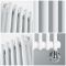 Milano Windsor - 1500mm White Traditional Vertical Electric Double Column Radiator - Choice of Size and Wi-Fi Thermostat