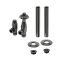 Milano Windsor - Antique Style Thermostatic Angled Radiator Valve and Pipe Sleeve Set - Choice of Finish