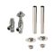 Milano Windsor - Antique Style Thermostatic Angled Radiator Valve and Pipe Sleeve Set - Choice of Finish