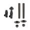 Milano Windsor - Antique Style Thermostatic Angled Radiator Valve and Pipe Sleeve Set - Choice of Finish