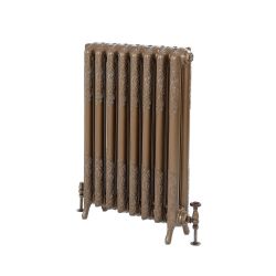 Milano Beatrix - Ornate Cast Iron Radiator - 2 Column - 510mm Tall - Burnt Gold
