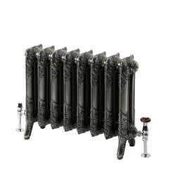Milano Beatrix - Ornate Cast Iron Radiator - 2 Column - 510mm Tall - Full Polish