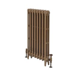 Milano Mercury - Cast Iron Radiator - 3 Column - 860mm Tall - Burnt Gold