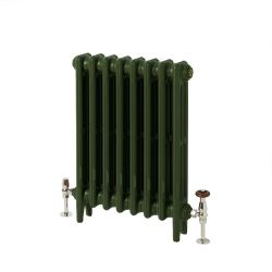 Milano Mercury - Cast Iron Radiator - 3 Column - 560mm Tall - Farrow & Ball Duck Green