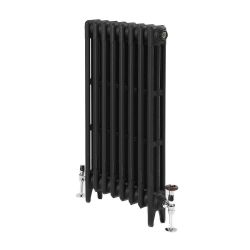 Milano Mercury - Cast Iron Radiator - 3 Column - 660mm Tall - Slate Black