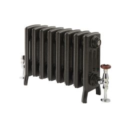 Milano Isabel - Cast Iron Radiator - 4 Column - 357mm Tall - Antique Graphite