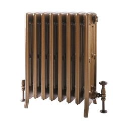 Milano Isabel - Cast Iron Radiator - 4 Column - 660mm Tall - Burnt Gold