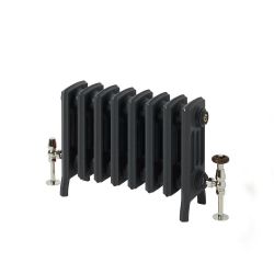 Milano Isabel - Cast Iron Radiator - 4 Column - 357mm Tall - Farrow & Ball Railings Grey