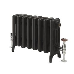 Milano Isabel - Cast Iron Radiator - 4 Column - 357mm Tall - Slate Black